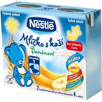 Nestlé Mlíčko s kaší banánové 2 x 200 ml