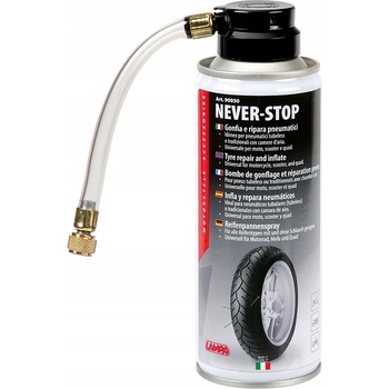 NEVER STOP Sprej na opravu pneu 200ml