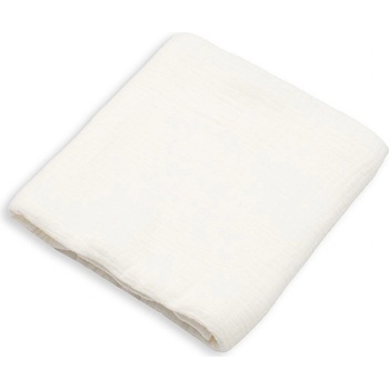 New Baby Mušelínová přikrývka white
