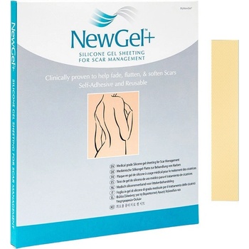 New Gel+ Béžová náplast ve tvaru proužku 4 ks