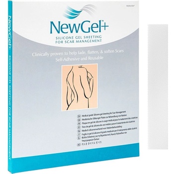 New Gel+ Průhledná náplast ve tvaru proužku 4 ks