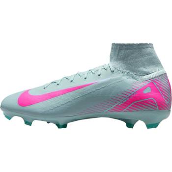 Nike ZOOM AIR MERCURIAL SUPERFLY 10 PRO FG Světle modrá Růžová