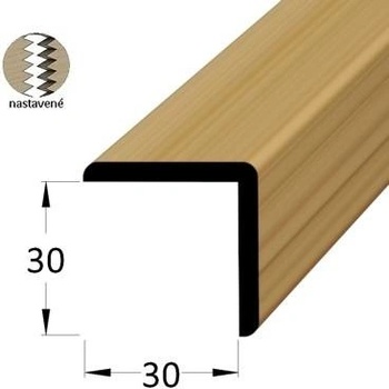 Novák 3475 Rohová lišta dub surový 2,4 m