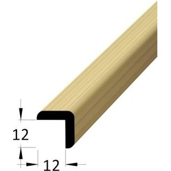 Novák Rohová lišta borovice surová 40208 12x12 2 m