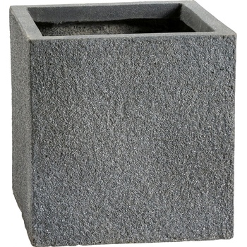 OBI Květináč Calais antracitový 24,5 x 24,5 cm