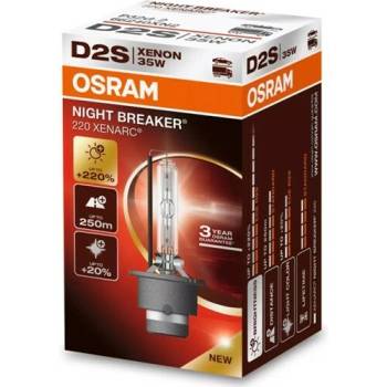 Osram xenon. výbojka 85V 35W D2S P32d-2 Night Breaker Xenarc +220%