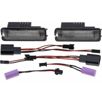 osvětlení SPZ LED (sada 2 ks) včetně odporů pro odstranění chyb. hlášek