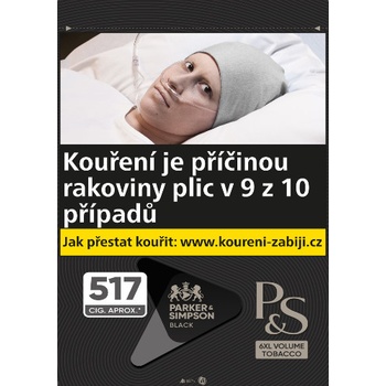 P&S cigaretový tabák black 233 g