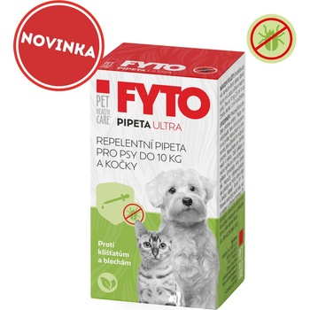 Pet health care FYTO PIPETA ULTRA pro psy do 10 kg a kočky 1x15 ml
