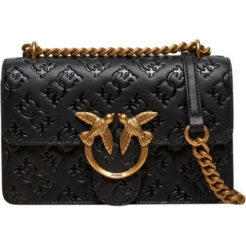 Pinko kožená kabelka 100074 A1YB 100074.A1YB černá