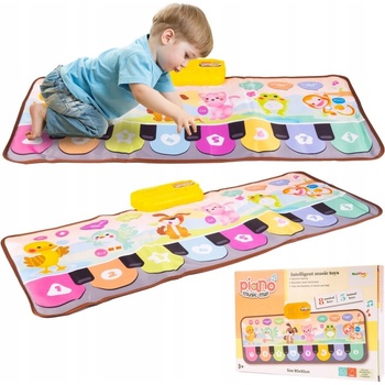 PlayFellow Interaktivní taneční podložka pro děti se zvířátky a pianem 75743
