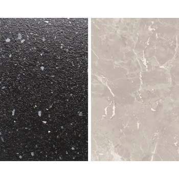 Polyform obkladová deska oboustranná myriade black/mramor italia 10x640x4100 mm