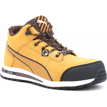 PUMA Dash Wheat MID S3 obuv žlutá