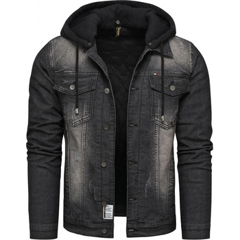 Recea pánská džínová bunda Tua černá