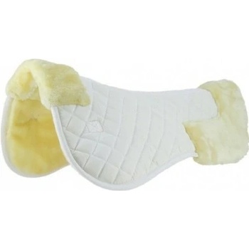 RIDING WORLD Tlumící dečka syntetický beránek bílá