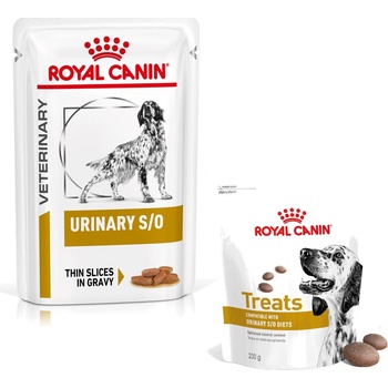 Royal Canin Veterinary Health Nutrition Dog Urinary S/O in Gravy 12 x 100 g