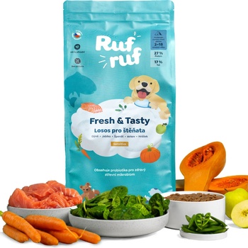 RufRuf Fresh & Tasty Losos pro štěňata 2 kg