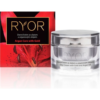 Ryor Argan Care with Gold denní krém se zlatem a arganovým olejem 50 ml