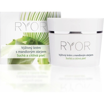 Ryor výživný krém s mandlovým olejem na suchou a citlivou pleť 50 ml