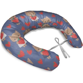 Sablio Těhotenský polštář Kočičky s jahodami