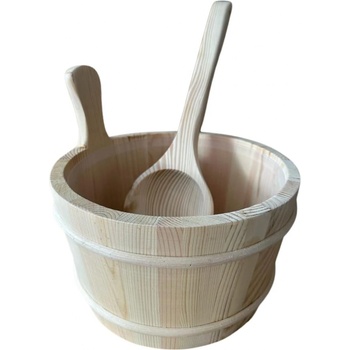 Sada dřeva vedro 4L a naběračka 36cm