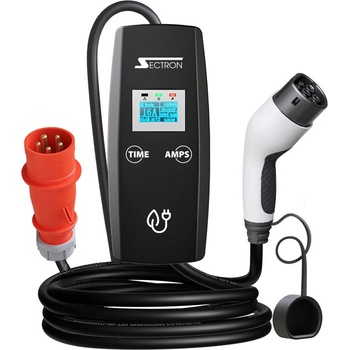 Sectron BASIC přenosná nabíječka pro elektromobil 400V AC 11 kW 16 A CEE 5pin Type 2 délka 5m