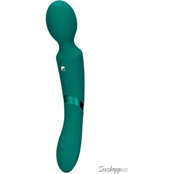 Shots Loveline Double Sided Vibrating Wand a vibrační masážní hlavice 23,5 x 3,5 cm