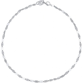 SILVEGO Zlatý náramek Coffee bean z bílého zlata - 1,7 mm FNN1477BGW