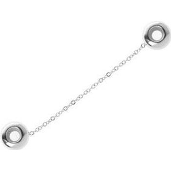 Šperky4U Ocelový stopper s řetízkem pojistka na náramek K0044