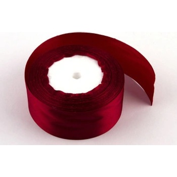 Stuha saténová 4cm x 23m BORDÓ