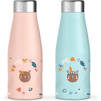 Suavinex termo láhev 350 ml Forest růžová