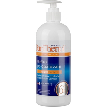 SunVital Panthenol mléko po opalování s D panthenolem 6% 400 ml