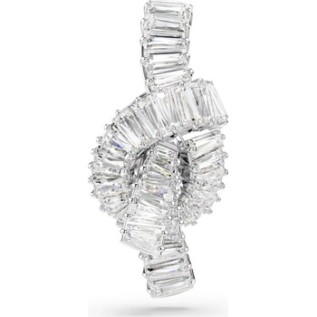 Swarovski Blyštivá brož s čirými Swarovski zirkony Matrix 5731102