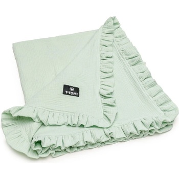 T Tomi Mušelínová deka s volánkem Mint