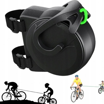 Tažné lano na kolo pro děti 2,5 m, samonavíjecí, silné