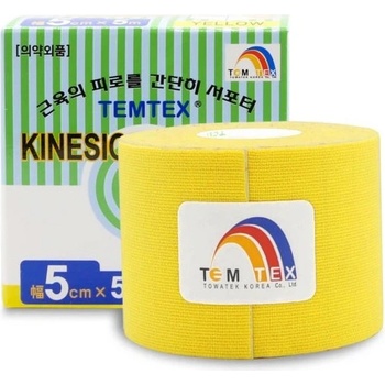 Temtex tape Classic žlutá 5 cm x 5 m