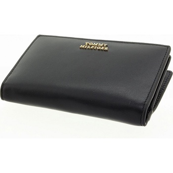 Tommy Hilfiger Dámská černá kožená peněženka AW0AW17362 BDS 632