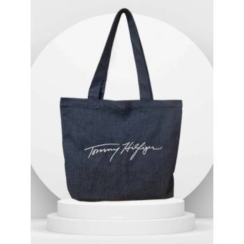 Tommy Hilfiger dámská denimová taška s vyšitým logem