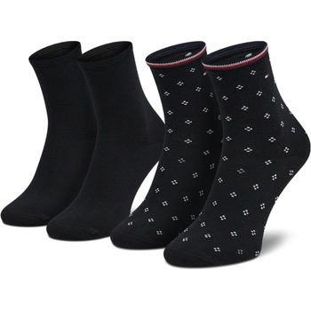 Tommy Hilfiger dámské ponožky 2 pack černé