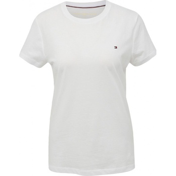 Tommy Hilfiger dámské tričko Solid crew bílé