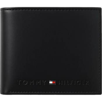 Tommy Hilfiger kožená velká černá pánská peněženka s kapsou na drobné