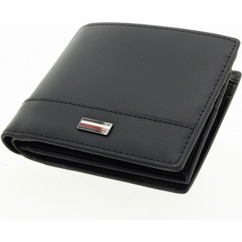 Tommy Hilfiger Pánská černá kožená peněženka AM0AM13246 BDS 632