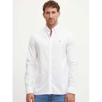 Tommy Hilfiger pánská košile Oxford MW0MW35769 bílá