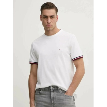 Tommy Hilfiger pánské bílé tričko Global MW0MW38630