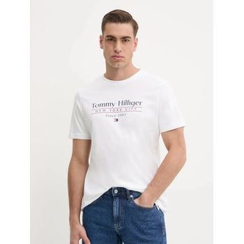 Tommy Hilfiger pánské bílé tričko MW0MW38621