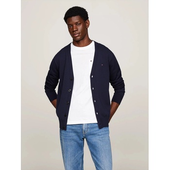 Tommy Hilfiger pánský kardigan 1985 MW0MW31214 tmavě modrý