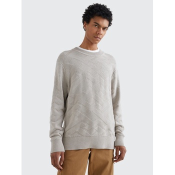 Tommy Hilfiger pánský svetr MW0MW31015 béžový