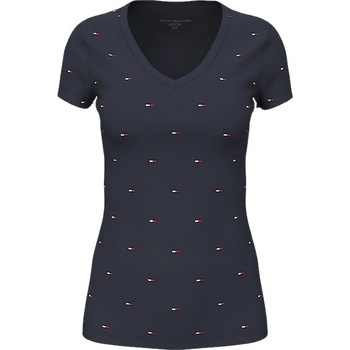 Tommy Hilfiger v-neck Tommy flag tmavě modré