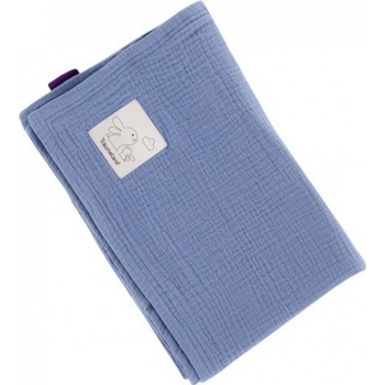 Träumeland Mušelínová deka Hellblau