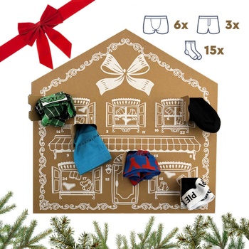 Trenýrkárna 24TXV1 Pánský adventní kalendář XL